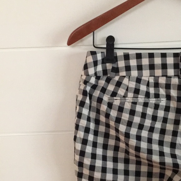 Ann Taylor Loft Gingham Julie Fit Slacks - Picture 5 of 8
